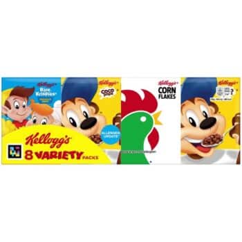 Kellogg's Variety Pack Cereal (8 x 196g)