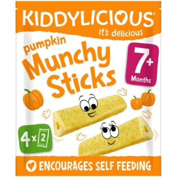 Kiddylicious Pumpkin Munchy Sticks (4 x 4g)