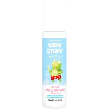 Kids Stuff Strawberry Splash Wacky Whip Blue Hair & Body Wash (200ml)