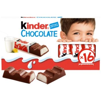 Kinder Milk Chocolate Mini Snack Bars Multipack (16 x 200g)