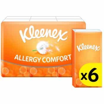 Kleenex Allergy Comfort Pocket Pack Tissues (9)