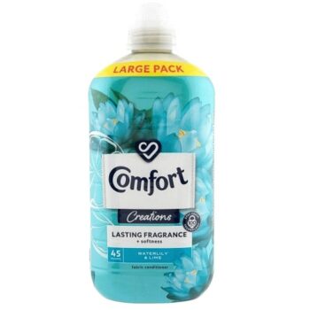 Large Pack Of Comfort Waterlily & Lime Fabric Conditioner