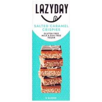 Lazyday Free From Salted Caramel Crispie Stacker Gluten Free & Vegan 5 Slices (150g)