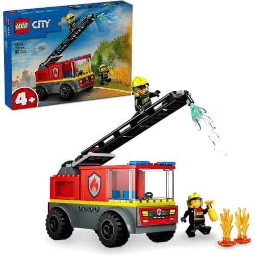 LEGO City Fire Engine with Ladder Firefighter Toy 60463