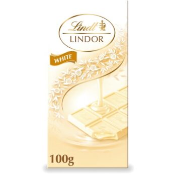 Lindt Lindor White Chocolate Bar (100g)