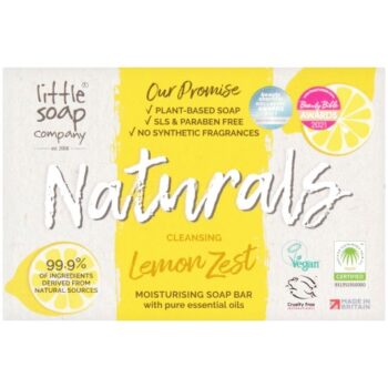 Little Soap Co Natural Bar Soap Lemon Zest (100g)