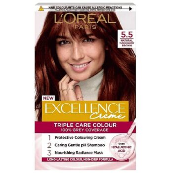 L'Oreal Excellence Creme 5.5 Mahogany Brown Hair Dye