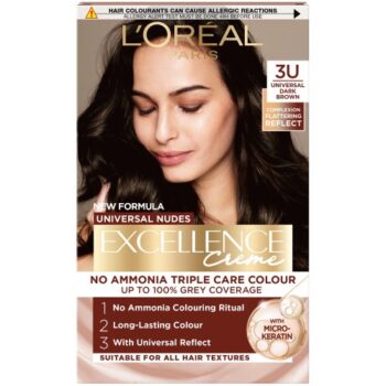 L'Oreal Excellence Universal Nudes 3U Brunette Hair Dye
