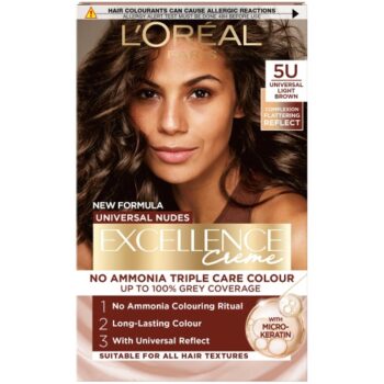 L'Oreal Excellence Universal Nudes Light Brown 5U Hair Dye