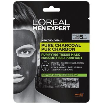 L'Oreal Men Expert Charcoal Tissue Mask (30g)