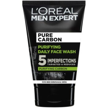 L'Oreal Men Expert Pure Charcoal Daily Face Wash Cleanser (100ml)