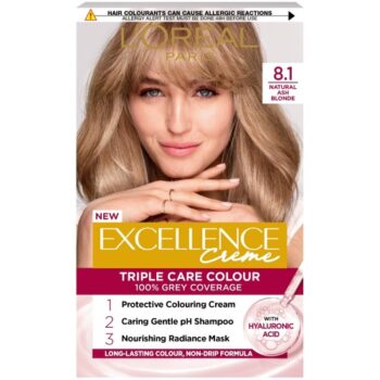 L'Oreal Paris Excellence Natural Ash Blonde 8.1 Permanent Hair Dye