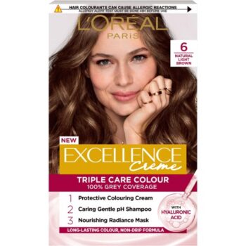 L'Oreal Paris Excellence Permanent Hair Dye Natural Light Brown 6