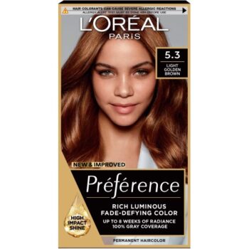 L'Oreal Paris Preference Permanent Hair Dye Virginia Light Golden Brown 5.3