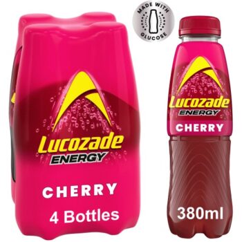Lucozade Energy Cherry (4 x 380ml)