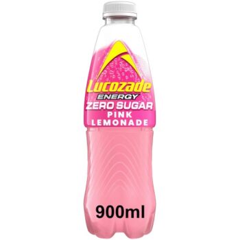 Lucozade Zero Sugar Pink Lemonade (900ml)