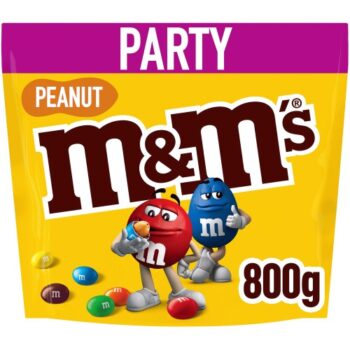 M&M's Crunchy Peanut & Milk Chocolate Party Mix Bulk Snack Bag (800g)
