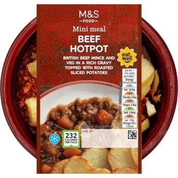 M&S Beef Hotpot Mini Meal