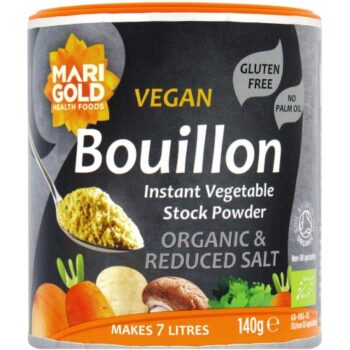 Marigold Organic Reduced Salt Swiss Vegetable Bouillon Powder (140g)