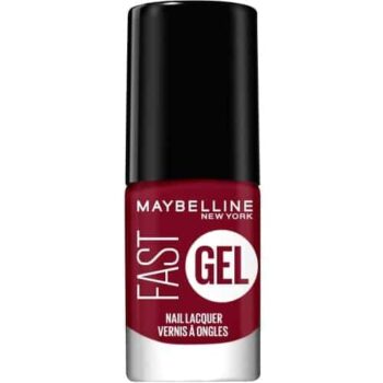 Maybelline Fast Gel Lacquer Fuschsia Ecstasy 10 Long-Lasting Red Nail Polish (7ml)