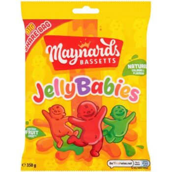 Maynards Bassetts Jelly Babies Sweets Sharing Bag (350g)