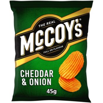McCoy's Cheddar & Onion Grab Bag Crisps (45g)