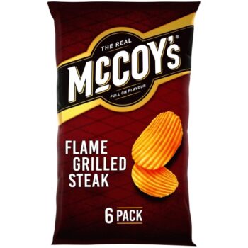 McCoy's Flame Grilled Steak Multipack Crisps (6 x 25g)