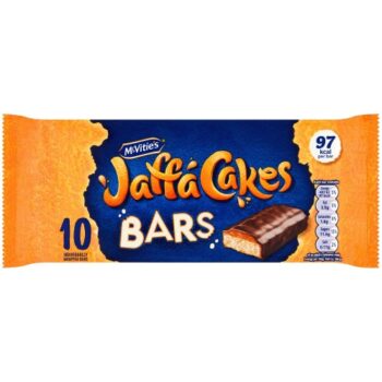 McVitie's Jaffa Cake Bars Orange Flavoured (10 x 24.5g, 245g)