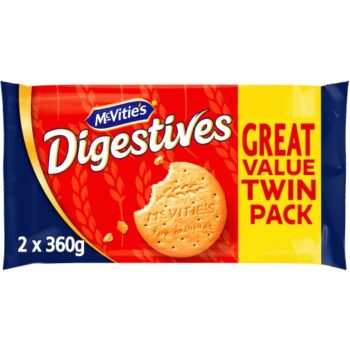 McVitie's Original Digestive Biscuits Twin Pack (2 x 360g)