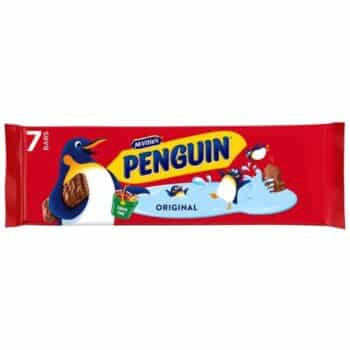 McVitie's Penguin Original Milk Chocolate Biscuit Bars (7 x 24.6g)