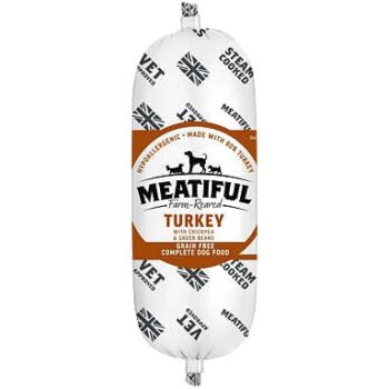 Meatiful Farm-Reared Turkey with Chickpea & Green Beans Complete Dog Food (320g)