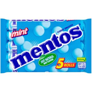 Mentos Chewy Mint Sweets Multipack (5 x 38g)