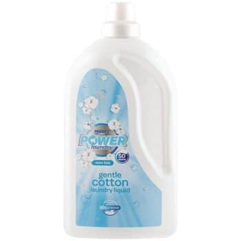 Mighty Powder Laundry Liquid Non Bio Gentle Cotton (1.5 Litre)