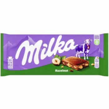 Milka Hazelnut Chocolate Bar (100g)