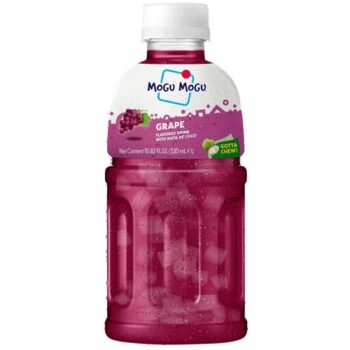 Mogu Mogu Grape Flavoured Drink with Nata de Coco (320ml)