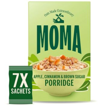 MOMA Apple Cinnamon & Brown Sugar Porridge Sachets (7 x 280g)