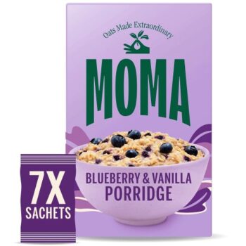 MOMA Blueberry & Vanilla Porridge Sachets (7 x 280g)