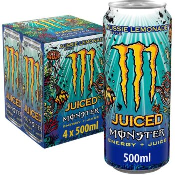 Monster Energy Aussie Style Lemonade 4x500 (4 x 500ml)