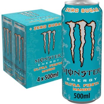 Monster Ultra Fiesta Mango Energy Drink 4x500 (4 x 500ml)