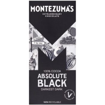 Montezuma's Absolute Black Dark Chocolate Cocoa Bar (90g)