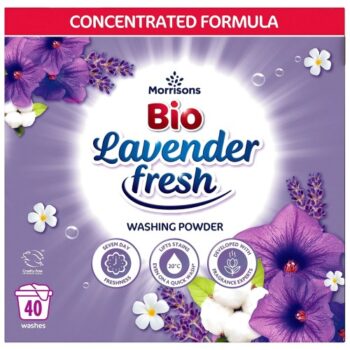 Morrisons Bio Lavender Laundry Powder 40 Washes