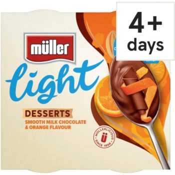 Muller Light Choc Pot Chocolate Orange Desserts