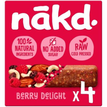 Nakd Berry Delight Fruit & Nut Bars (4 x 35g)
