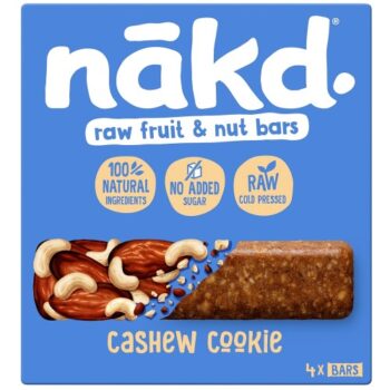 Nakd Cashew Cookie Fruit & Nut Bars (4 x 35g)