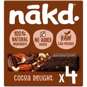 Nakd Cocoa Delight Bars (4 x 35g)