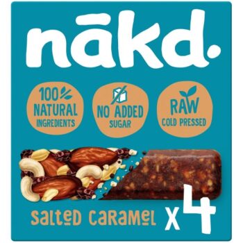 Nakd Salted Caramel Fruit & Nut Bars (4 x 35g)