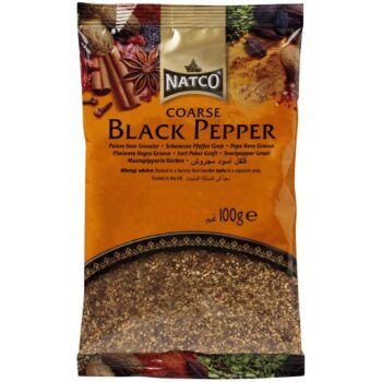 Natco Black Pepper Coarse (100g)