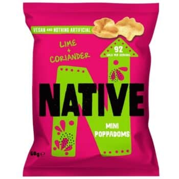 Native Lime + Coriander Mini Poppadoms (60g)