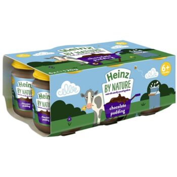 Nature Chocolate Pudding Multipack Jars 6+ Months Heinz (6 x 120g)