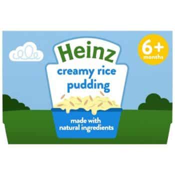 Nature Rice Pudding Pots 4 mths+ Multipack Baby Food Heinz (4 x 100g)